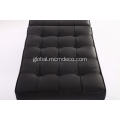 China Knoll black leather bench Factory